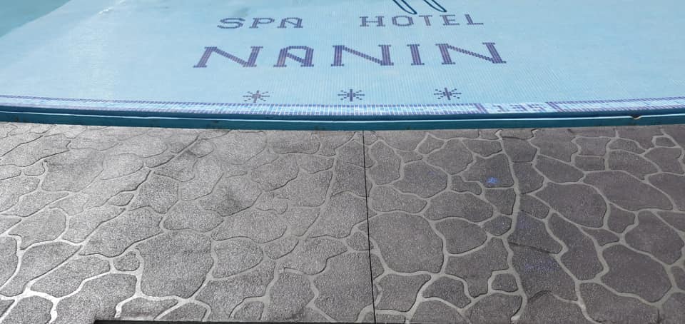 Impreso Stencil en Hotel Nanin - Sanxenxo